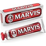 MARVIS(マービス) シナモン・ミント 歯磨き粉 甘さと爽やかさのハーモニーが癖になるシナモンミント味 オーラルケア イタリア製 75ml