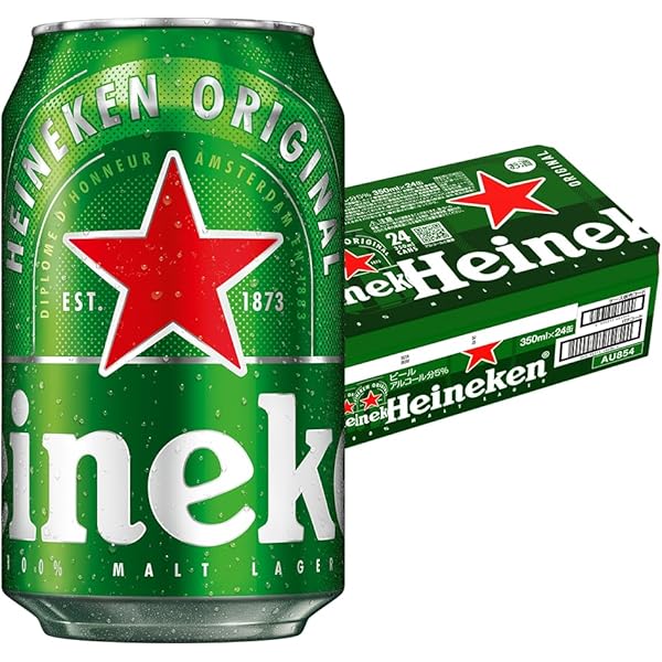 Heineken 350ml缶 24本入り 　2箱 Amazon.co.jp: ハイネケン 缶 350mL×24本 : 食品・飲料・お酒