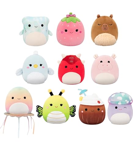 SQUISHSMALLOW 30 Cm, U00e5sna, Flerfärgad