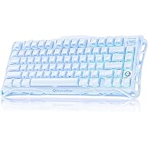 GravaStar Mercury K1 水色 US配列メカニカルキーボード Mercury K1 Gaming Keyboard - Ice Blue Special Edition | 75% Mechanical