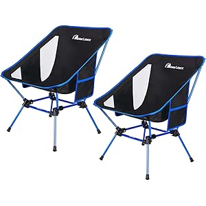 Moon Lence アウトドアチェア より安定 キャンプ椅子 軽量 折りたたみ コンパクト ハイキング…