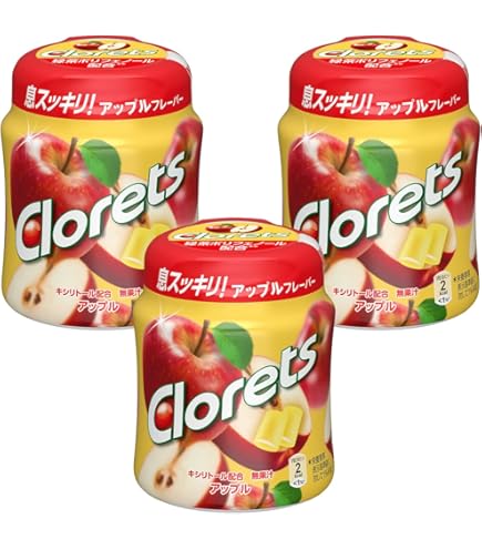 Amazon | リカルデント フルーツアソートガム アップル＆ピーチボトル