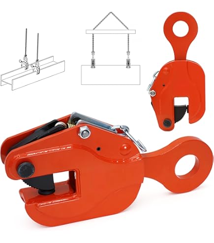 Amazon | スーパー タテ吊クランプ(ロックハンドル式) 基本使用荷重1t