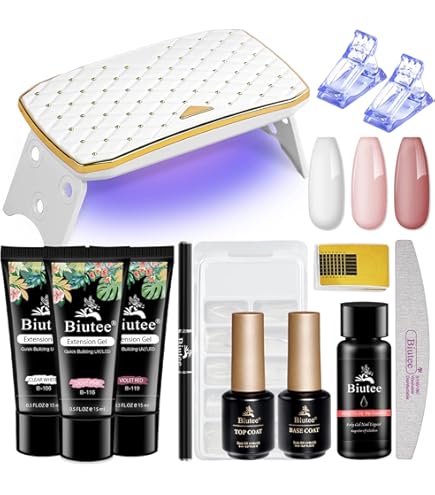 Amazon | ポリジェルセット 長さ出し用 ネイル用ポリジェル 15g 初心者