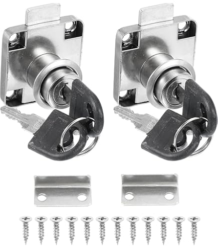 Amazon.co.jp: XIEHE キャビネット引き出しロック 鍵付き 138