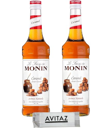 Amazon.co.jp: MONIN モナン キャラメル・シロップ700ml 2本セット