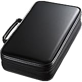 サンワサプライ(Sanwa Supply) ポリプロピレン DVD・CDセミハードケース(96枚収納・ブラック) FCD-WL96BK