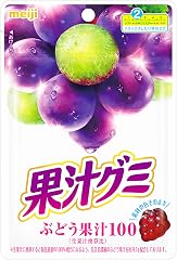 明治グミ 果汁グミぶどう 54g×10袋