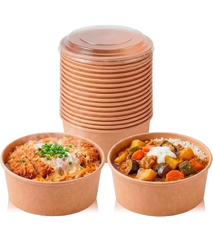 Amazon.co.jp: ストリックスデザイン 使い捨て容器 弁当箱 フード