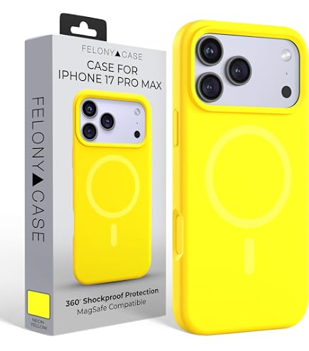 Amazon.co.jp: FELONY CASE iPhone 16 Pro Max 用 ネオンイエロー