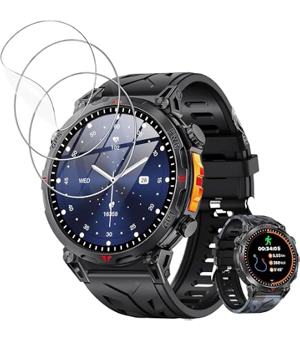 Amazon | スマートウォッチ ChatGPT搭載 内蔵GPS AI文字盤 1.6 インチ