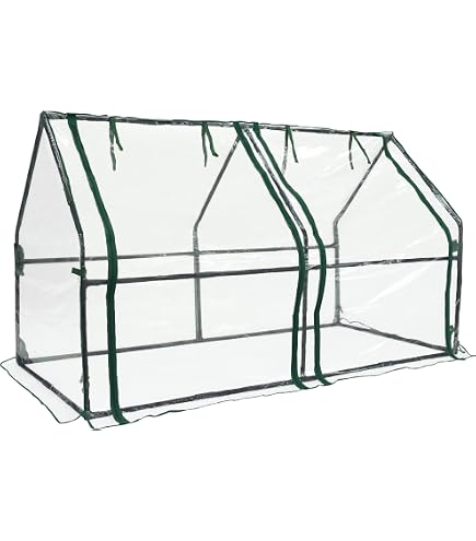Quictent 95x36x36 Outdoor Portable Cloche Mini Greenhouse – Clear Polyethylene