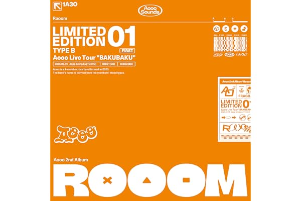 Rooom (初回生産限定盤B) - Aooo (特典なし)