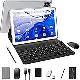 【QUKENK NEW 2IN1Android12 WIFIタブレット】8コアCPU、10インチタブレット、ROM128GB+1TB拡張可能タブレット、5G/2.4GHz Android WIFIモデルタブレット、解像度1280*800HD、7000
