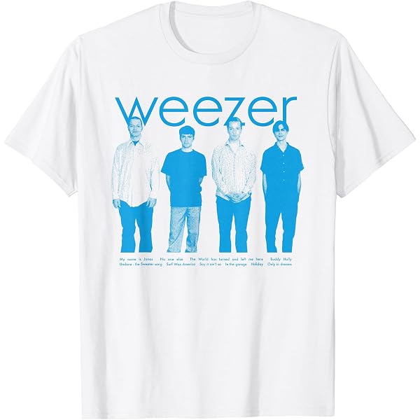 Amazon | Weezer - グリーンアルバムサークル Tシャツ | Tシャツ