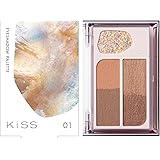 KiSS(キス) カクテルデイズ 01マリアージュブラウン 6.4g ブルベ イエベ アイシャドウパレット ラメ