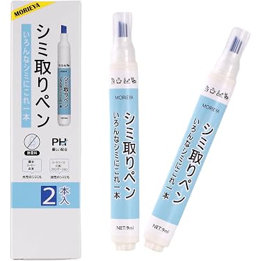 シミ取り　ペンシルタイプ　美品 Amazon.co.jp: MORIEYA シミ取りペン 染み抜き 無香料 携帯 服のシミ