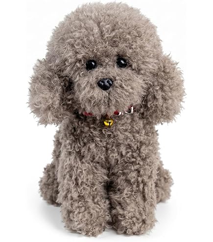 Amazon.co.jp: トイプードル プードルぬいぐるみ 犬 リアル 本物