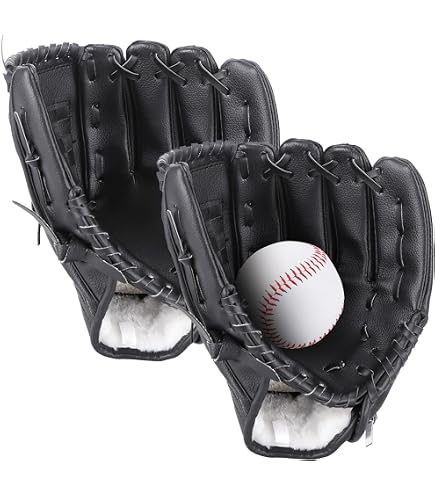 Amazon | PLUSGOODS キャッチボールセット大人用 グローブ2つ 野球 
