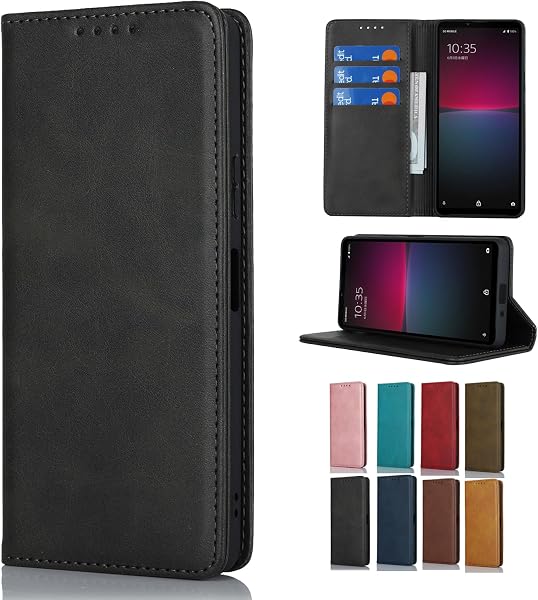 Cavor Galaxy S26 SC-51G/SCG36/SM-S942Z/docomo SIMフリー対応スマホケース Galaxy S26ケース手帳型 Galaxy S26ケース手帳型Galaxy S26財布型携帯カバー財布型 SC-51G手帳ケースカード収納SC-51F適用 case Galaxy S26 カード収納ケースカード入れ 横置 合成皮革 内蔵マグネット耐衝撃【ブラック】 - 1