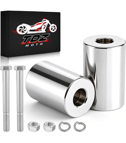 Amazon | AIRCMT 1インチ ハンドルバーライザー 延長スペーサー Harley