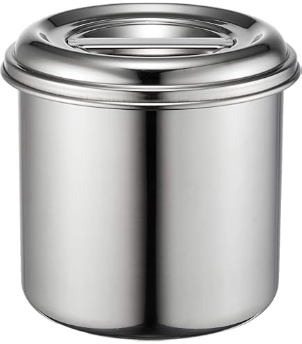 Amazon｜三宝産業 UK 18-8 キッチンポット 目盛付 8cm 手無｜保存容器