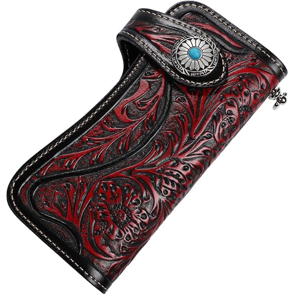 K&R バイカーズ ウォレット カービング 財布 長財布 Amazon | [K&R] バイカーズウォレット カービング 財布 長財布