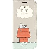 PEANUTS スヌーピー iPhone 14/13 ケース 手帳型 窓付き (スヌーピー/ドッグハウス)
