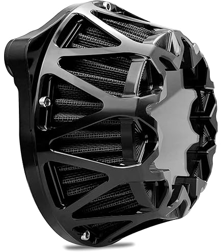HCmotorku Motorcyle Air Cleaner Filter CNC 90° Forward-Facing Kit Fit for Harley Softail Touring