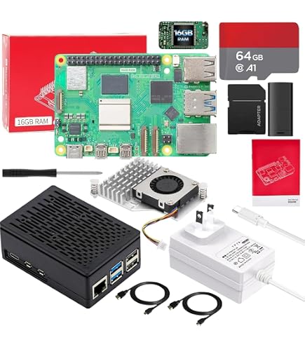 Amazon.co.jp: Vemico for Raspberry Pi5 16GBキット 日本技適取得済
