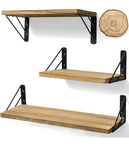 飾り棚（2つセット）／天然木使用／壁取付式 飾り棚（2つセット）／天然木使用／壁取付式