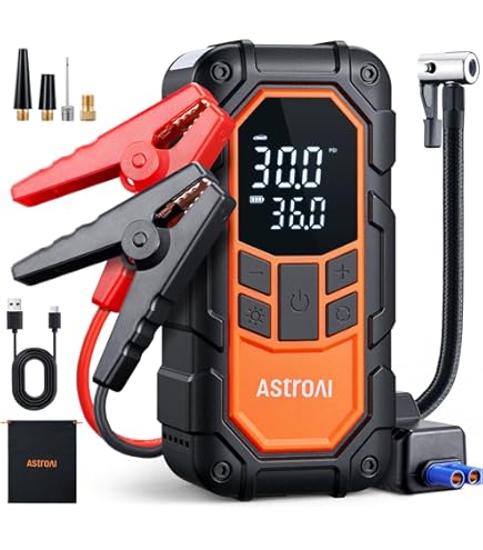 Amazon | ZUKAKA ジャンプスターター 車 用ジャンプスターター 電動