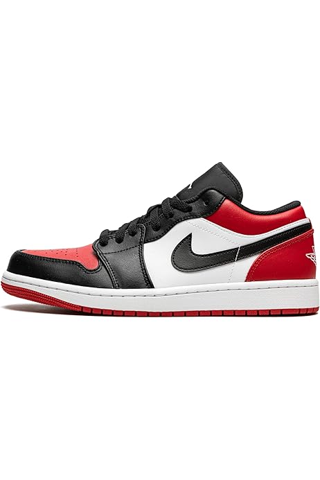 Amazon | Jordan 1 Low Bred Toe Men