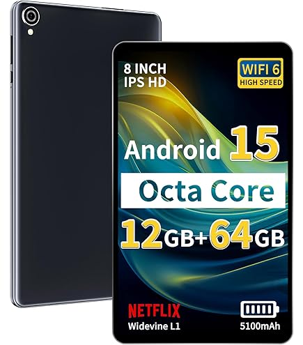 Amazon.co.jp: Android 14 タブレット 8インチ タブレット 2025