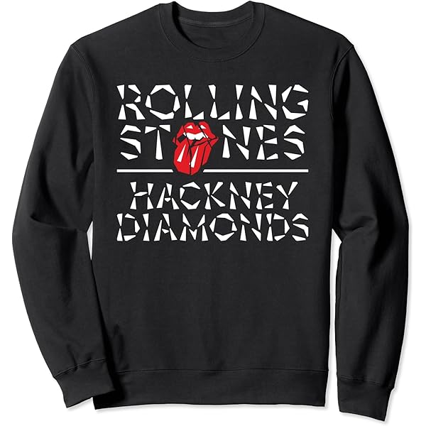 Hachi1015　Rolling Stones トレーナー Amazon | 公式 ローリングストーンズ HDロゴ トレーナー