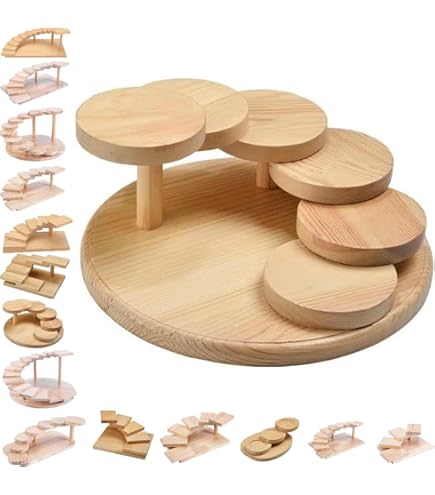 立体盛込 階段 5段 対面型　　　　　　鮨盛　台　　材質　檜 立体盛込 階段 5段 対面型 鮨盛 台 材質 檜 立体盛り込み 階段