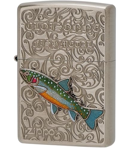 Amazon | ZIPPO(ジッポ) ライター 魚 ヴィンテージフィッシュ 本