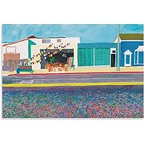 Amazon.co.jp: David Hockney ポスター 有名なデビッドホックニー