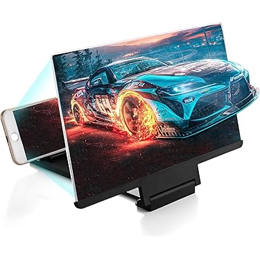 ✨️大人気✨️3D拡大スクリーン スマートフォン用 Amazon.co.jp: 【9月発売NEWモデル】スクリーンアンプ 16インチ
