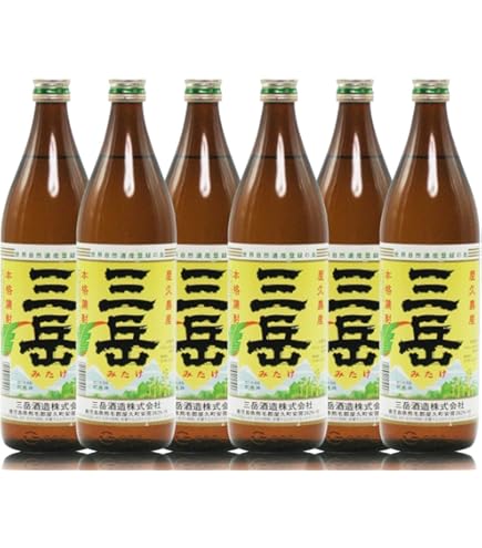 Amazon.co.jp: 三岳 25度 900ml 12本 芋焼酎 : 食品・飲料・お酒