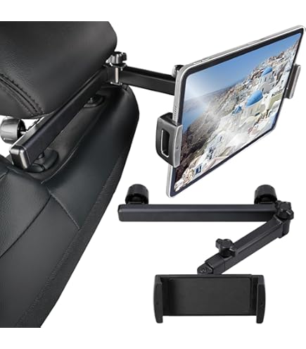 車内テレワーク タブレット スマホ ホルダー 後部座席 リアモニター車内動画鑑賞 Amazon.co.jp: 車内テレワーク タブレット スマホ ホルダー 後部