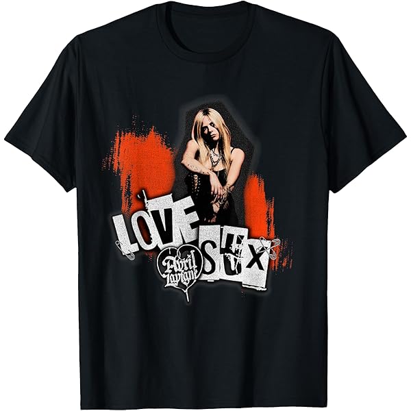 Amazon | 公式 アヴリル・ラヴィーン Let Go Tシャツ | Tシャツ