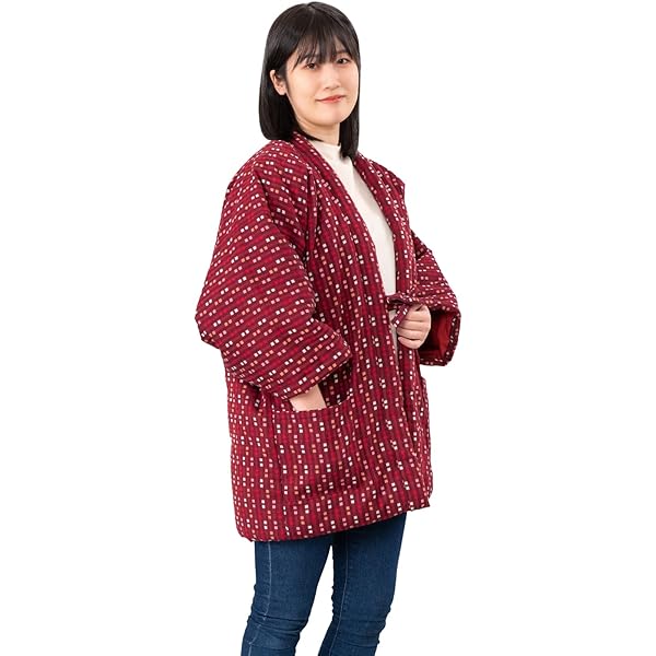 レトロ90sハンドメイド古着 久留米手作り ハンテン ドテラ 総柄チェック 青L レトロ90sハンドメイド古着 久留米手作り ハンテン ドテラ 総柄