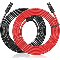 Amazon.co.jp: Leehitech 1M 4 in 1 ソーラー充電ケーブル 16AWG