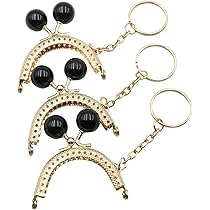Amazon | KUKU工房 ミニ口金 がま口 幅5cm キーリング付き 10個