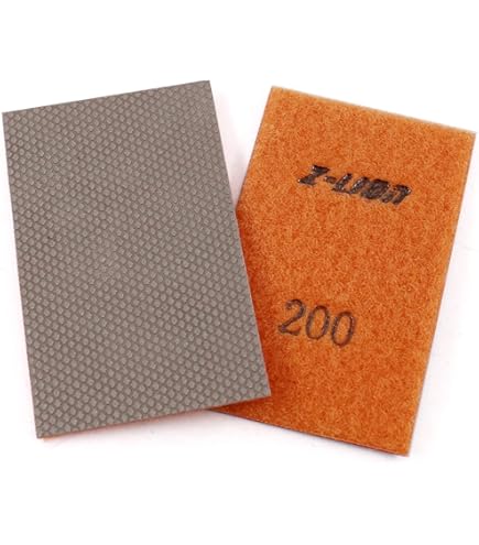 Diamond Polishing Pads 60/100/200/400 Grit Electroplate Hand Polishing