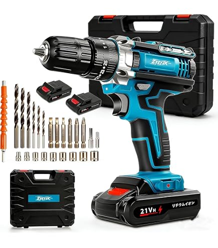 Amazon | 【2026年新型・高トルク45N.m】電動ドライバー 21V