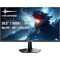 Amazon.co.jp: Minifire ゲーミングモニター24.5インチ/300Hz/180Hz