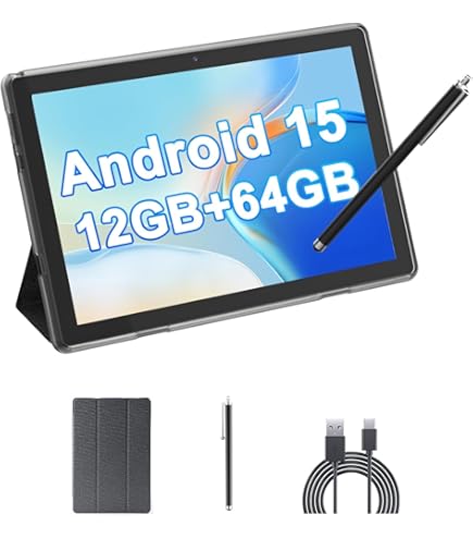 アンドロイド15 10インチタブレット 未開封　専用ケース付き　軽量 未開封品 Android 15 タブレット 10インチ 専用ケース付き