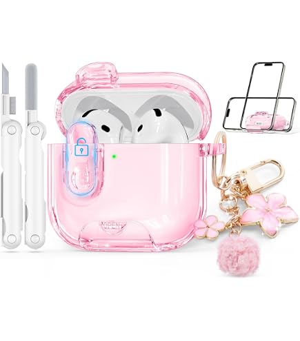 Amazon | (セーフティロック付き) クリアケース AirPods第4世代ケース